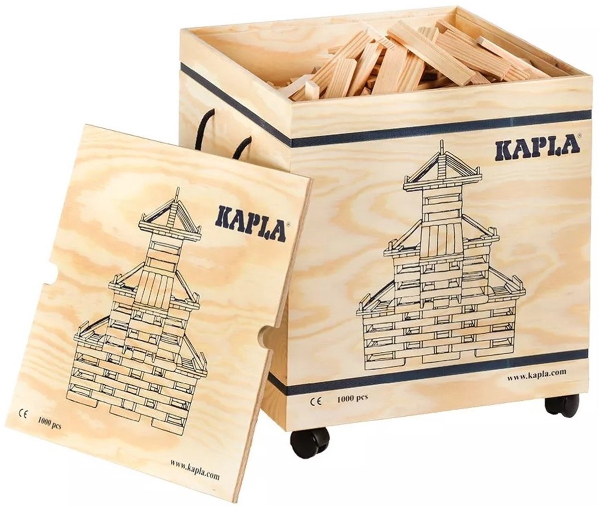 KAPLA - KAPLA Kleur - Constructiespeelgoed - 1000 Plankjes — afbeelding 7