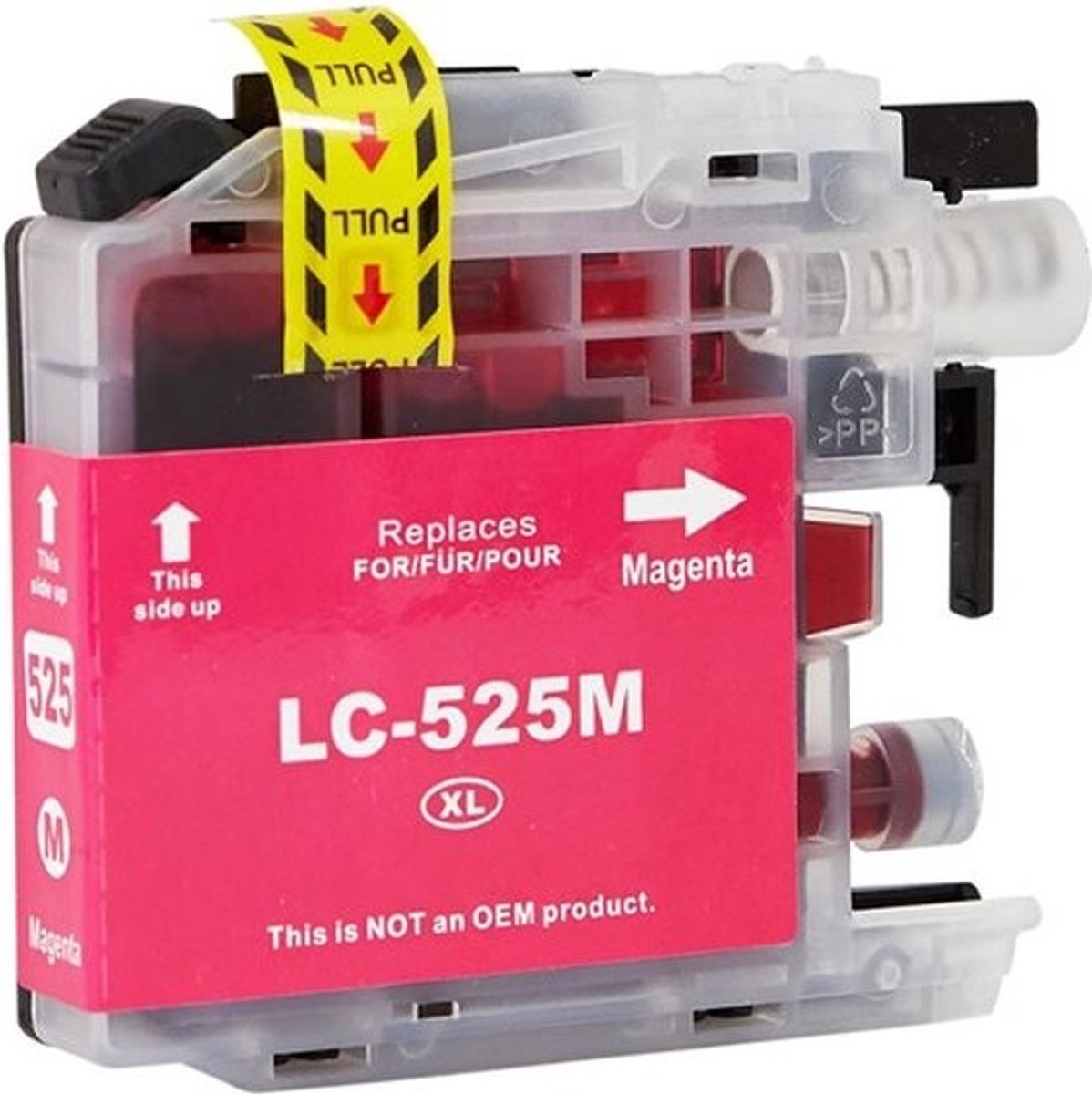 LC-525 Magenta - Huismerk inktcartridge compatible met Brother DCP-J100 / MFC-J200 / DCP-J105 / MFC-J200 / DCP-J100 / DCP-J105