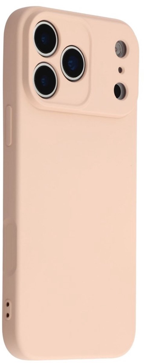 Amorus Hoesje - Geschikt voor iPhone 17 Pro Hoesje - Amorus Colour TPU Back Cover - Soft Amber