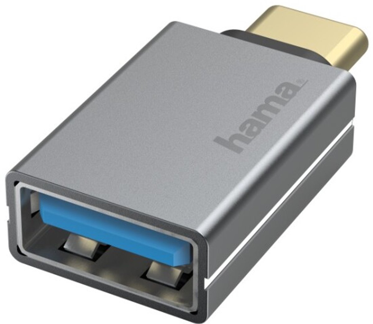 Hama USB 3.2 Gen 1 (USB 3.0) Adapter [1x USB 3.2 Gen 1 stekker C (USB 3.0) - 1x USB 3.2 Gen 1 bus A (USB 3.0)]