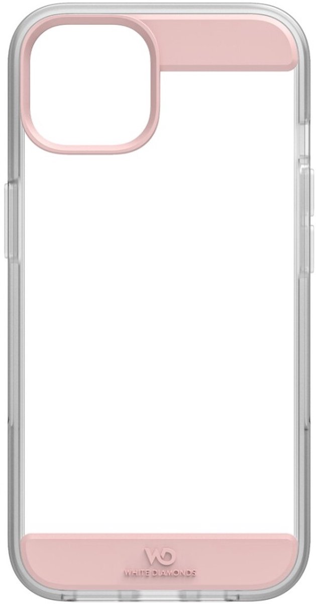 White Diamonds Air Protection Cover Voor Apple IPhone 14 Rose Gold