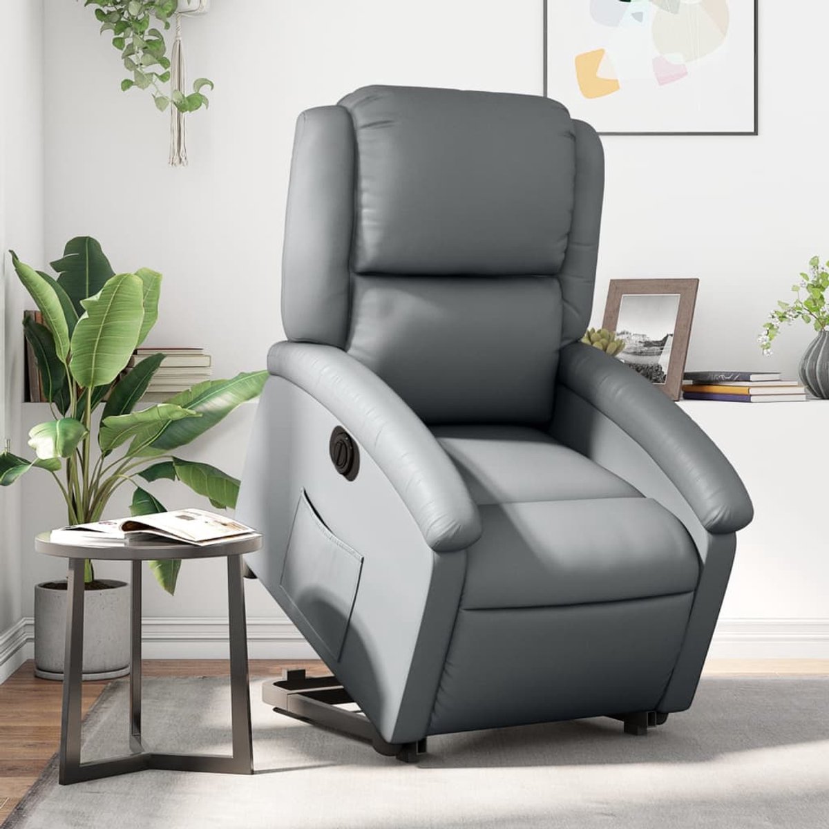 vidaXL vidaXL Elektrische Sta-opstoel Kunstleer - afbeelding 4