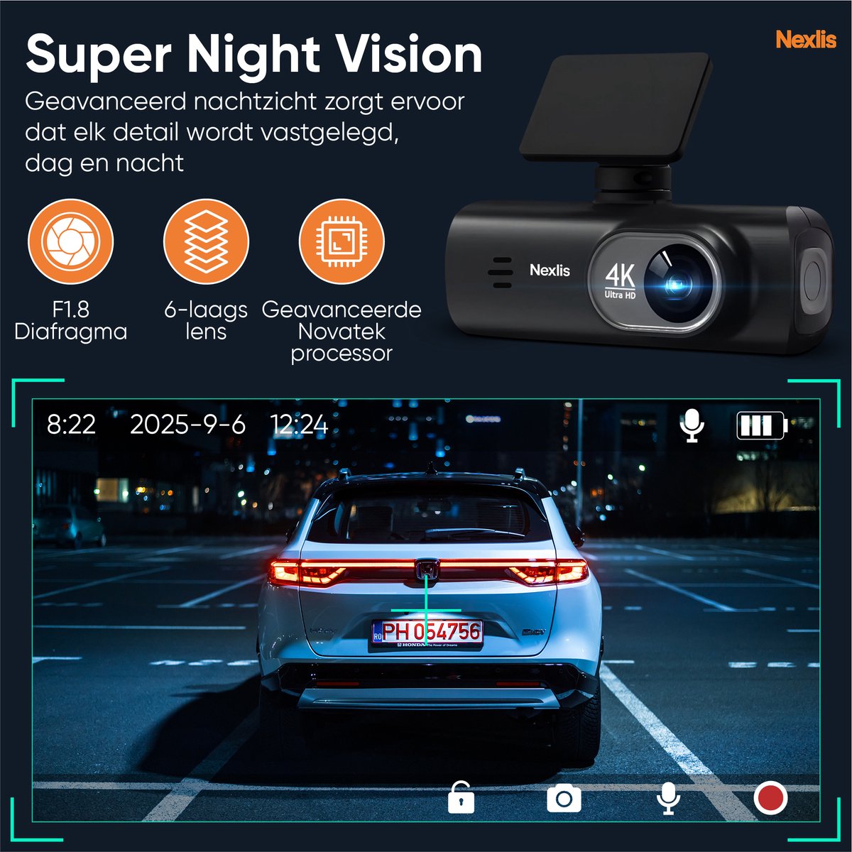 Nexlis Dual 4K Dashcam thumbnail 5