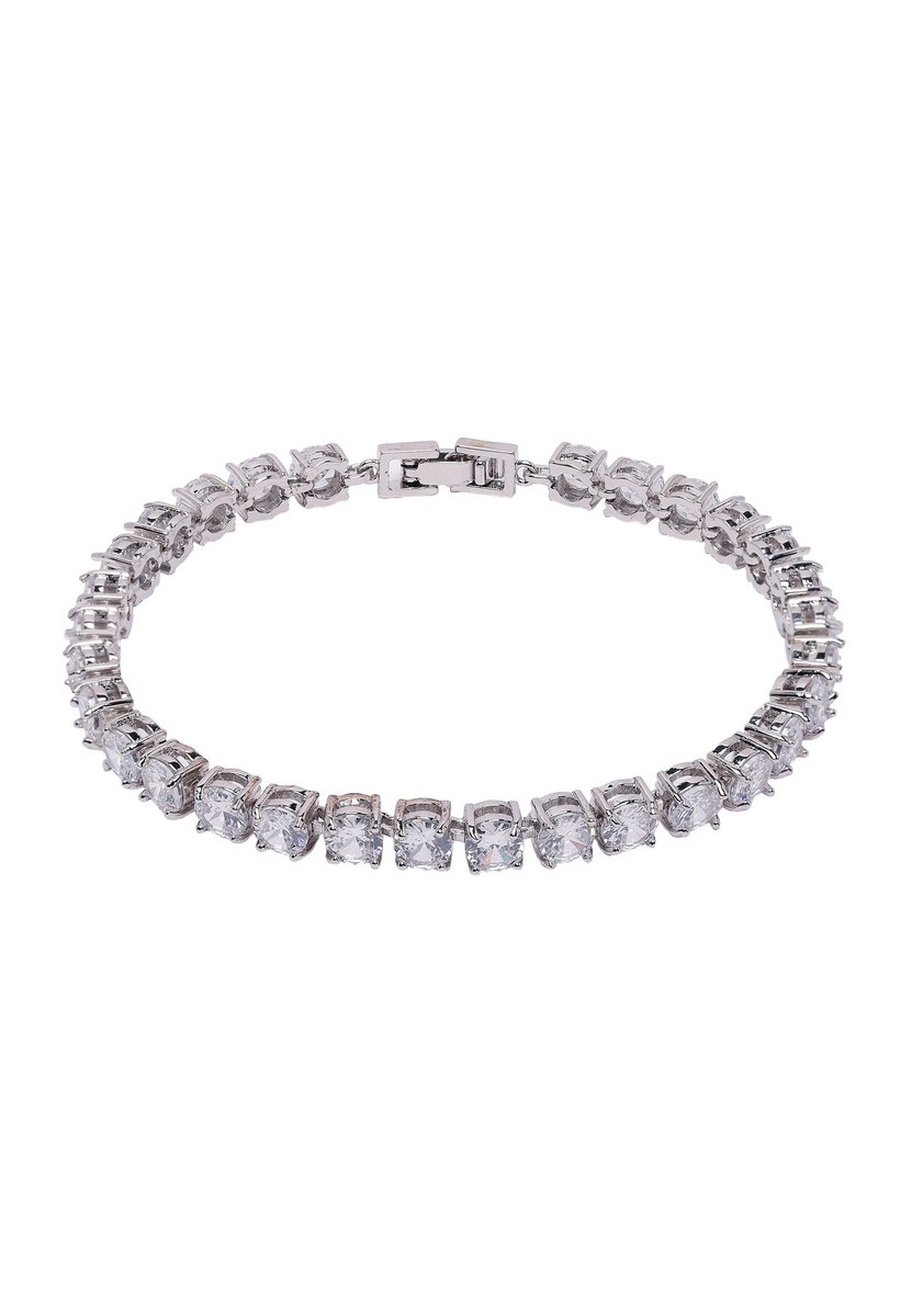 AVANT-GARDE PARIS Diva Delicate Bezel Tennis Bracelet - Zilver - 1 stuk - Rhodium Plated met Cubic Zirconia Stones