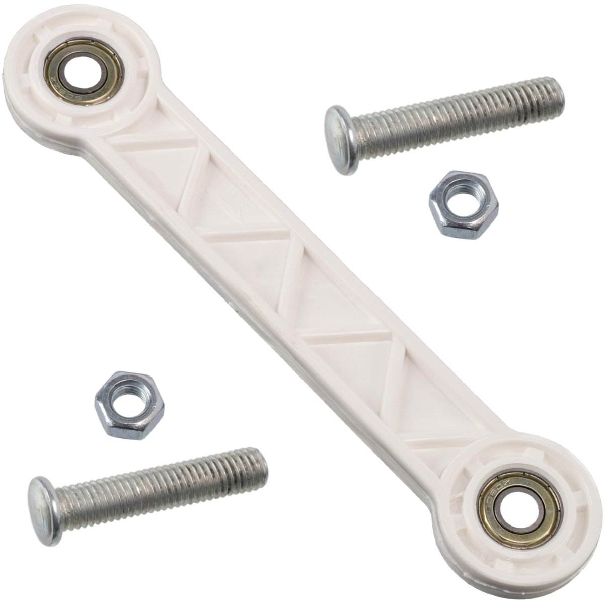 C74737 - Set van 4 swingarmen voor schommelbed 193 mm - plastic - witte kleur