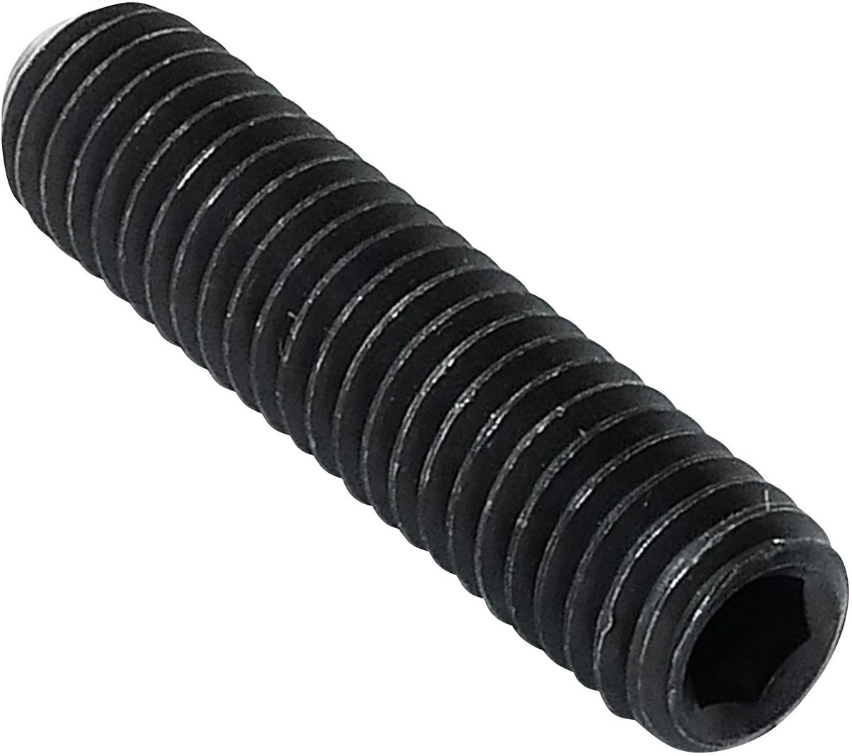 M6x25mm Set Van 10 Hexagon Socket Schroeven - Zwart Staal - DIN 913 BI