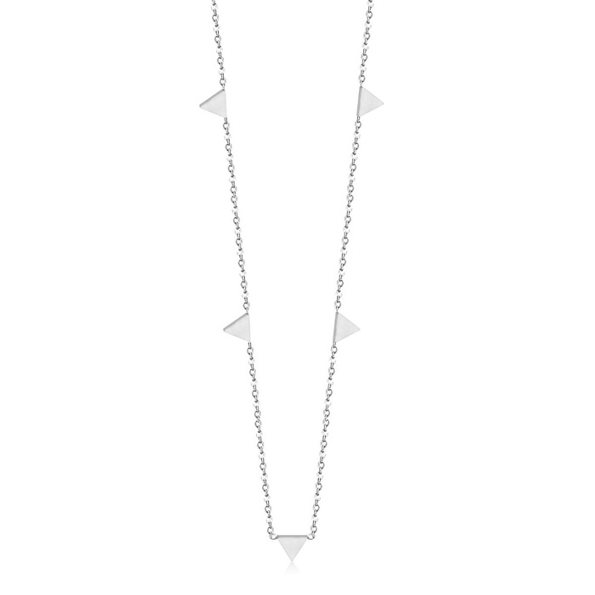Cilla Jewels dames ketting Edelstaal Zilverkleurig Driehoek