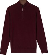 Baileys - Pull - Maille fine - Coupe classique - Katoen/Cachemire - Bordeaux - 528498-495