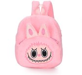 Joya Kids® Fluffy Rugzak | Schattige Kinder Rugtas | Cartoon Rugzakje | Pluche Schooltas | Kleutertas | Licht Roze