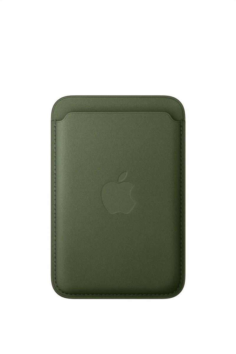 FineWoven kaarthouder met MagSafe voor iPhone – Mosgroen