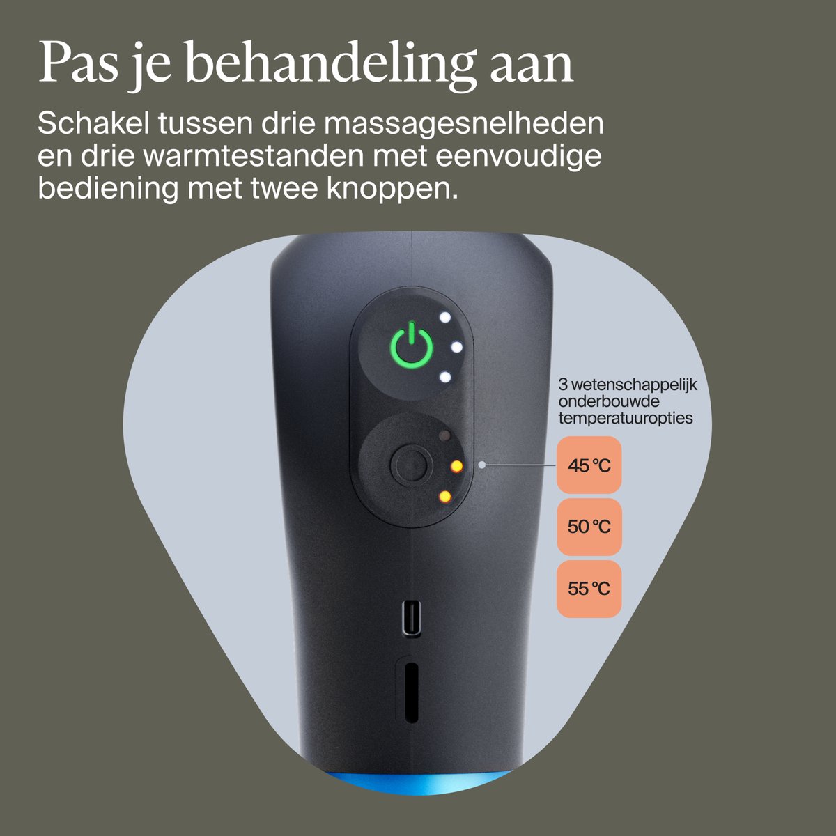 Afbeelding 2 van Therabody Theragun Mini Plus - Draagbaar Massagepistool met Warmte - Krachtig Massage Apparaat