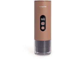 CREATE - Draagbaar espressotoestel 15 bar voor capsules en gemalen koffie - Mokka - Zonder draagtas - THERA MOVE