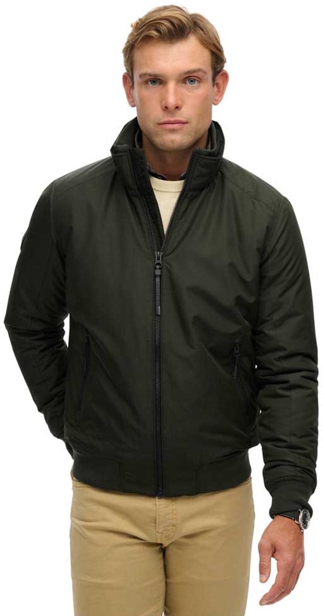 Superdry City Harrington Jas S Man Groen