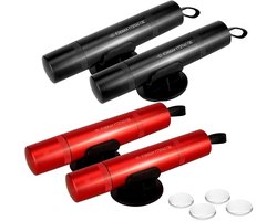 Noodontsnappingsgereedschap Set 4 Stuks - Autoraambreker en Gordelsnijder - Levensreddend Hulpmiddel voor Auto Noodgevallen - Robuust Veigheidstool voor Elk Voertuig