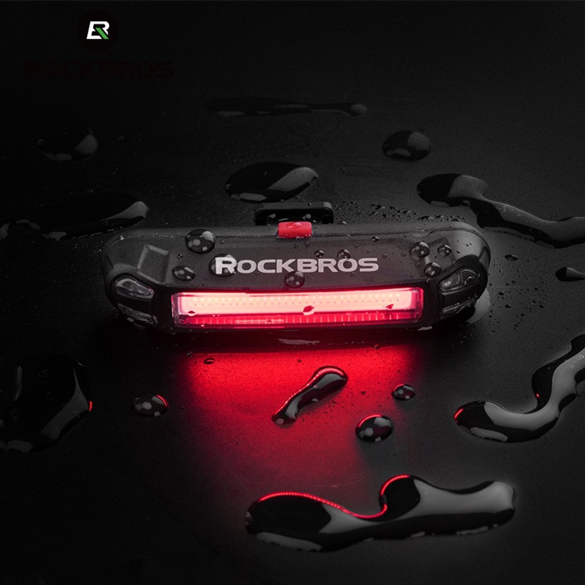 Rockbros A54BK LED Achterlicht - Oplaadbaar, IPX5, Remdetectie thumbnail 2