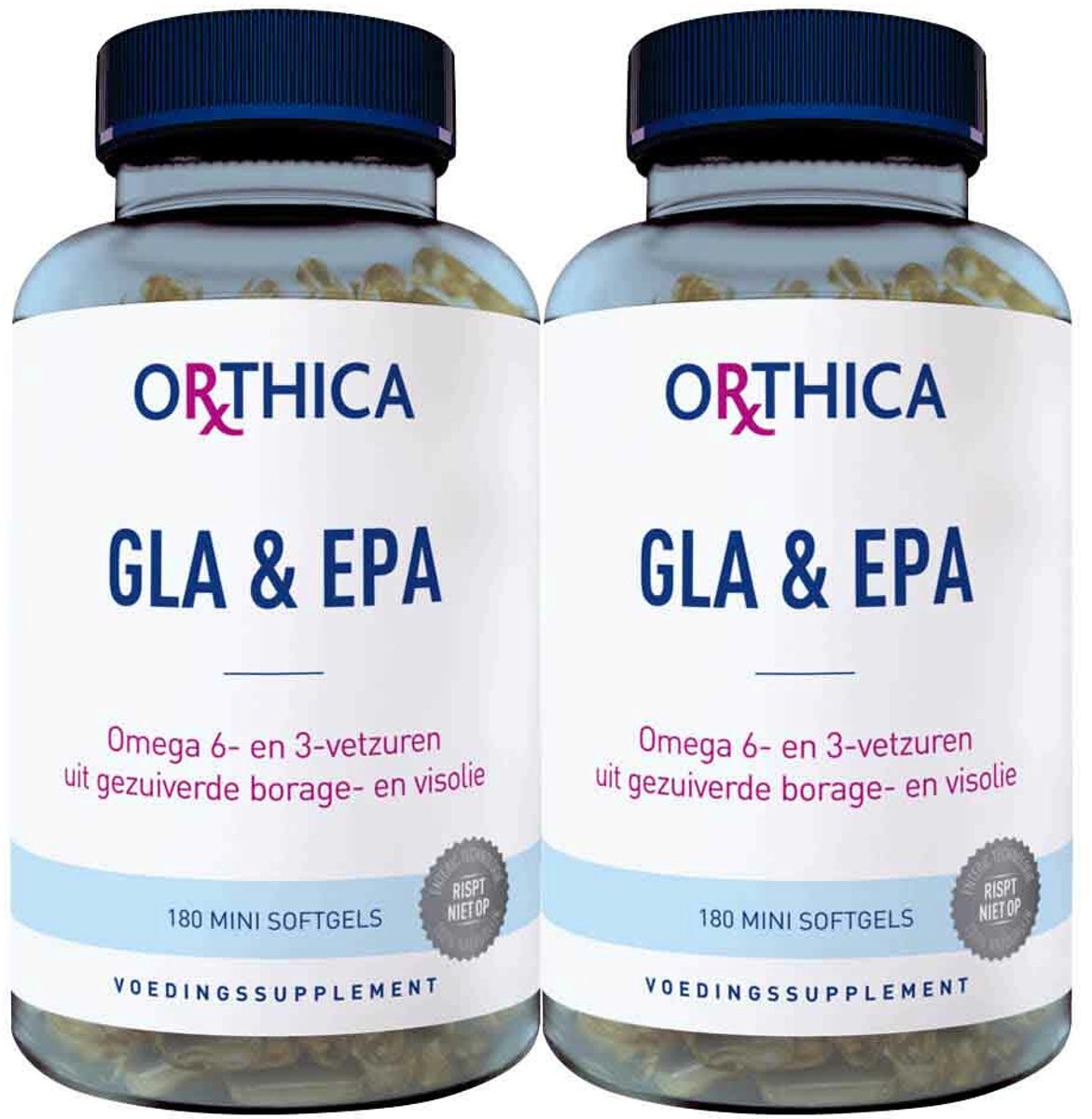 Orthica - GLA & EPA - 2 x 180 softgels - Voordeelverpakking