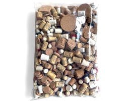 Kurk&Co Knutselkurk - Diverse kurken en vormen voor knutselen - ca. 1 KG