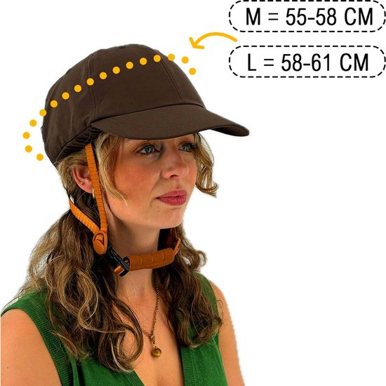 Vizorz SwitchCap fietshelm - Brown base cap van Vizorz — afbeelding 5