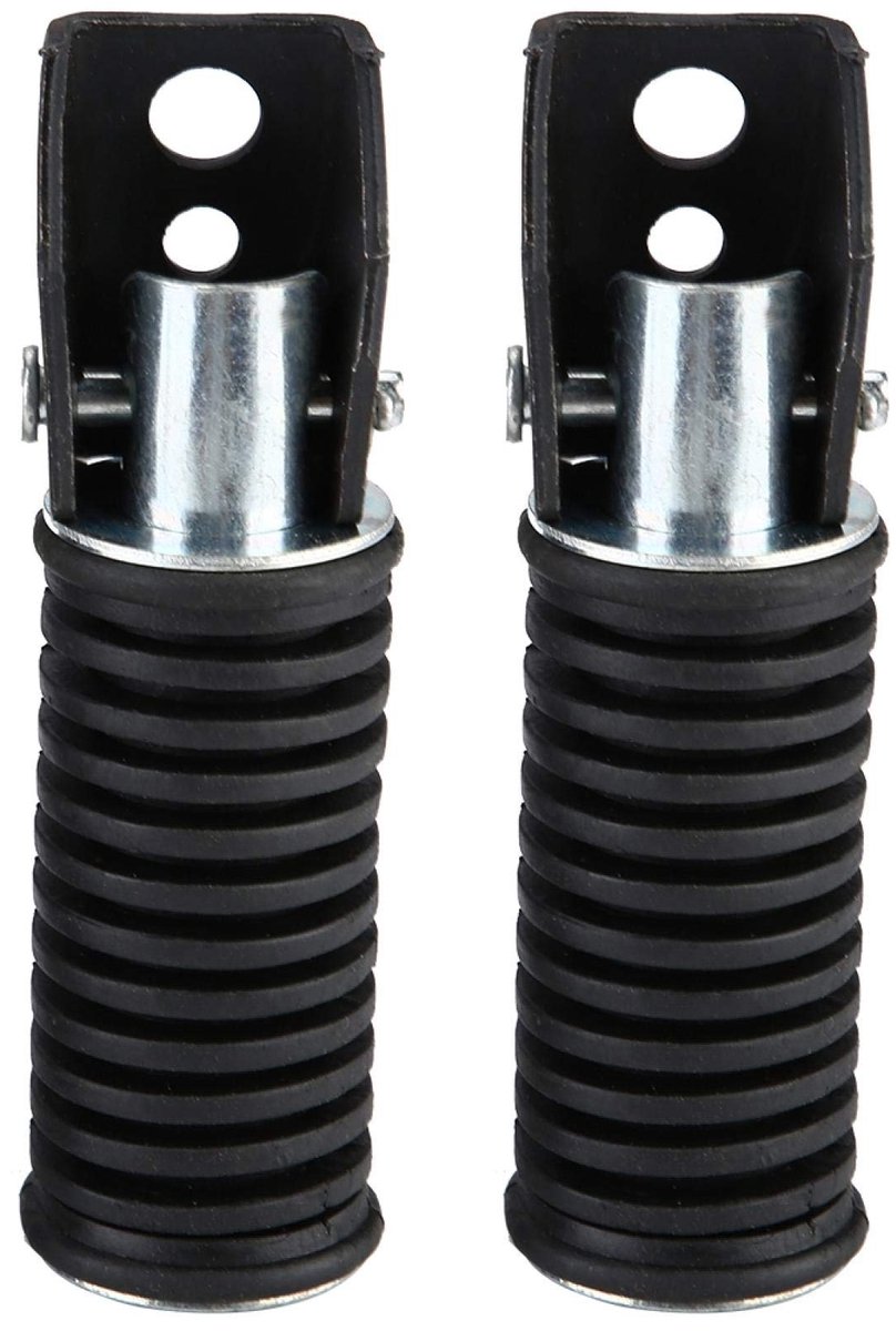 Motorfiets Voetharen GN125/QJ25/GS125/GT125-5 - Aluminium en Rubber Achterpassagier Voetsteunen