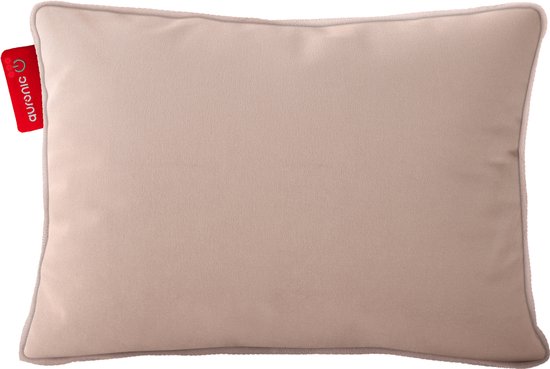 Auronic Warmtekussen - Velvet - 45x60 - Draadloos - Oplaadbaar - Elektrisch kussen - Infrarood - Poederroze