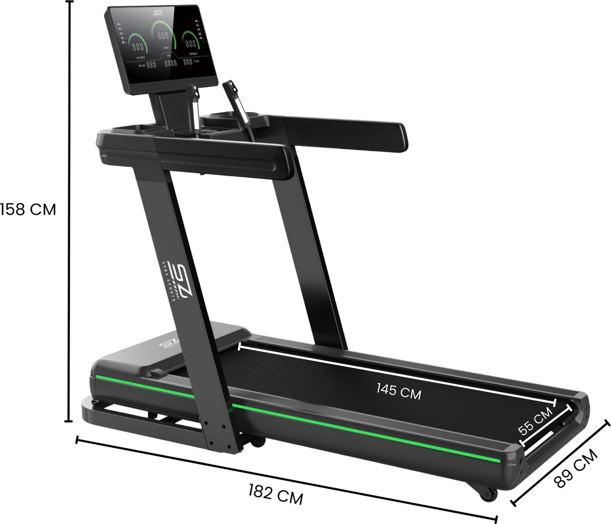 Afbeelding 3 van Senz Sports M9000 - Loopband - Bluetooth - Max. 22 km/h