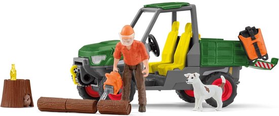 schleich FARM WORLD Houtzager met voertuig - 42659 van Merkloos — afbeelding 2
