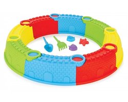 Pilsan Castle Zandmallen - Zandkasteel Bouwen - Met Accessoires - Multicolor - 13-delig