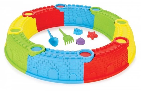 Pilsan Castle Zandmallen - Zandkasteel Bouwen - Met Accessoires - Multicolor - 13-delig