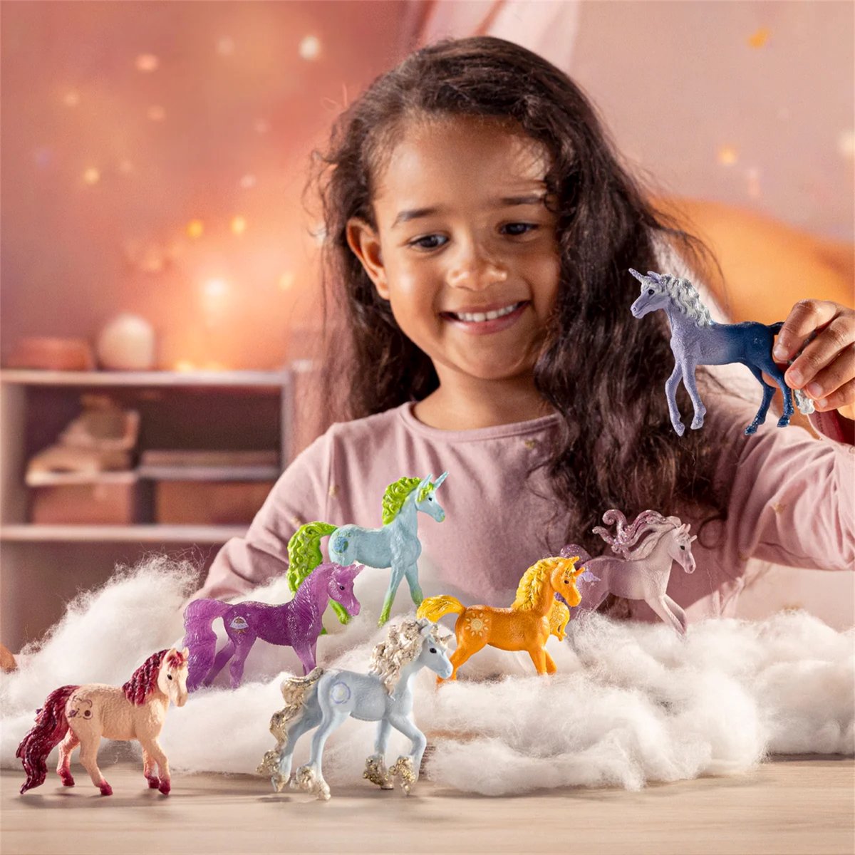Schleich Bayala Verzameleenhoorn Planetea met veulen en poster thumbnail 2