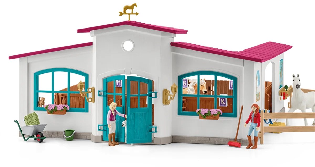 schleich HORSE CLUB Rijhal Peppertree - Paardentraining - Paardenspeelgoed - 42639 — afbeelding 8