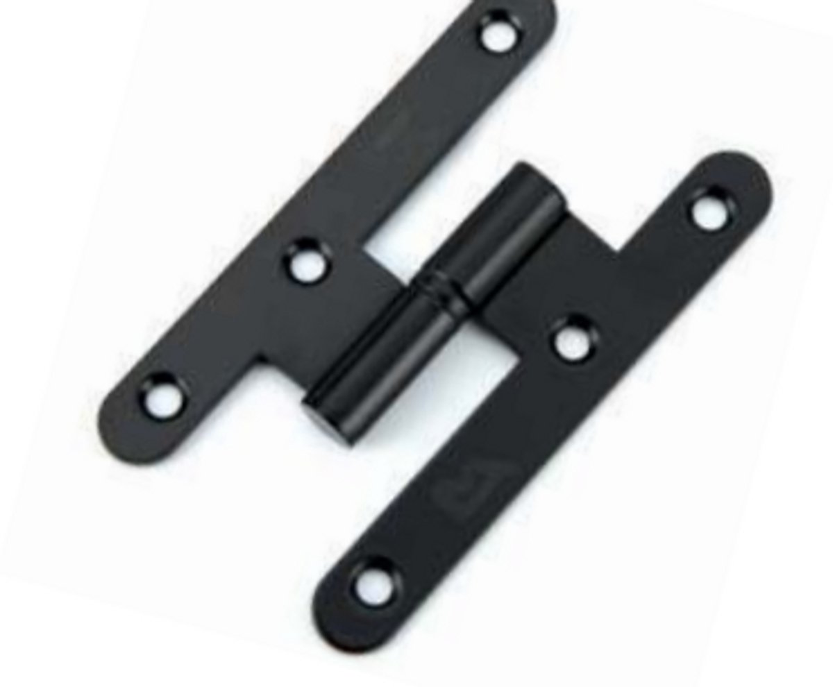 Zwart Franse Paumellescharnier 100x57x2mm Rechts