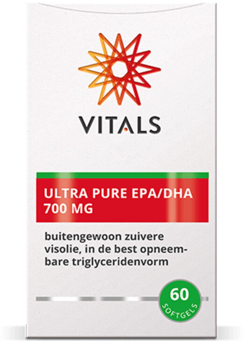 Vitals - Ultra Pure EPA/DHA 700mg - 2 x 60 softgels - Voordeelverpakking