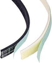 Afdichtingstape voor deuren en ramen, deurafichting zelfklevende raamafdichting afdichtingsstrips rubber schuim afdichtingsstrips geluidsisolatie zwart
