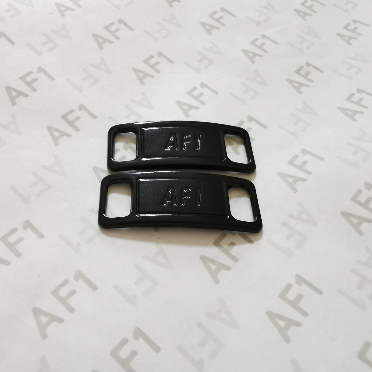 AF1 tags | Lace Locks | Zwart | Schoenaccessoires