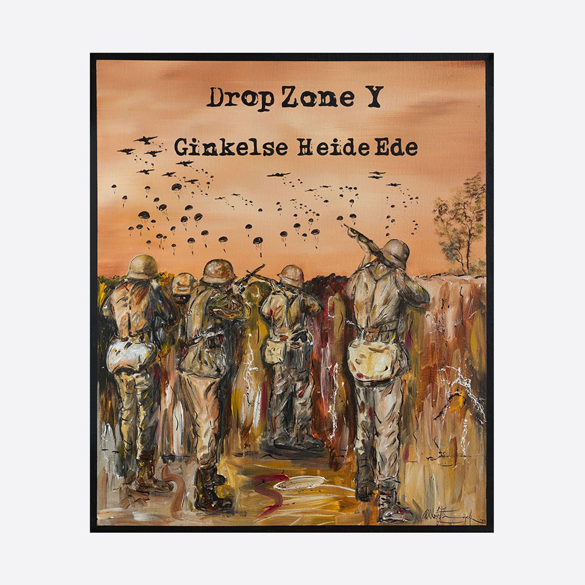 Zeefdruk Airborne Collection - Drop Zone Y - Ginkelse Heide