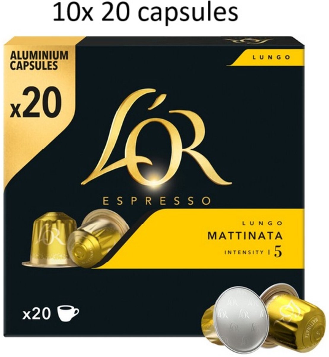 L'or Mattinata lungo - Multipak 10x 20 capsules
