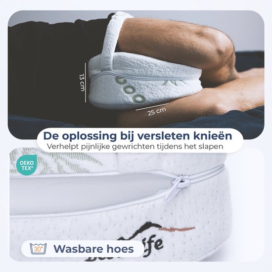 Best Life Kniekussen voor in bed Zijslapers - Beenkussen Orthopedisch