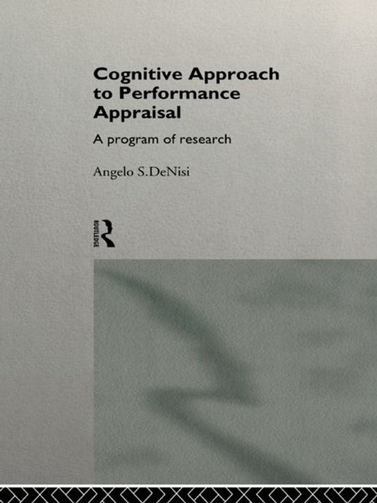 People and Organizations - A Cognitive Approach to Performan ... - cover
