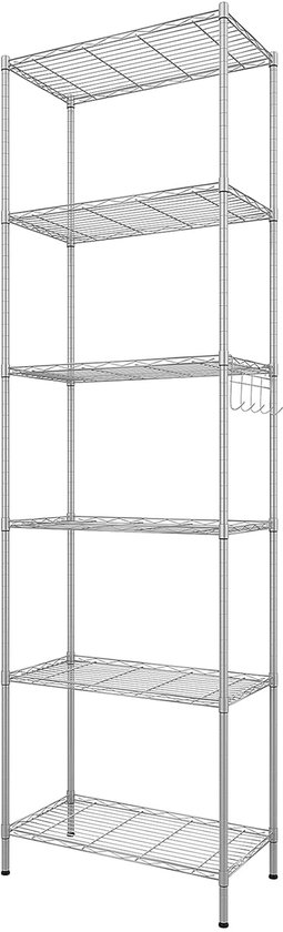 Een Rek Duurzaam 6-laags rek - multifunctioneel - 1 stuk - staal - 21,2 x 11,4 ...