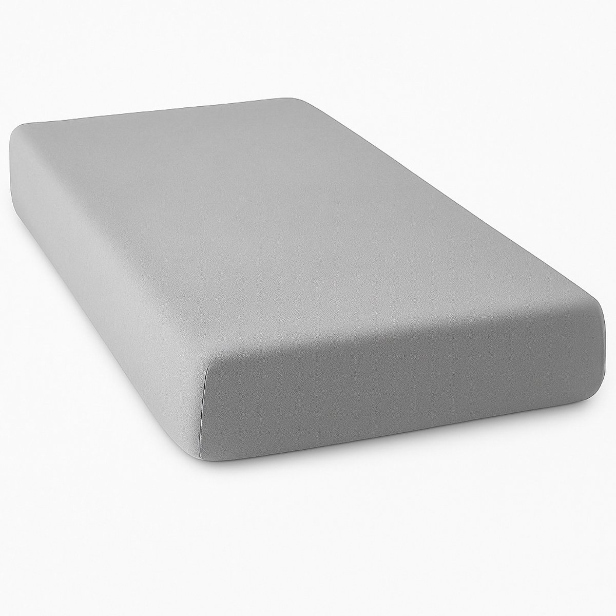 Katoen - Hoeslaken - 90x200cm - Grijs