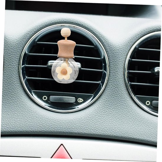 Parfum Voiture Suspendre Lot De 10 Diffuseurs Huiles Essentielles Voiture - Flacons Verre 8ml Avec Capuchon Bois Désodorisant Voiture