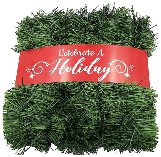 Kerstslinger PVC 5 m - Groene Decoratie voor Binnen en Buiten