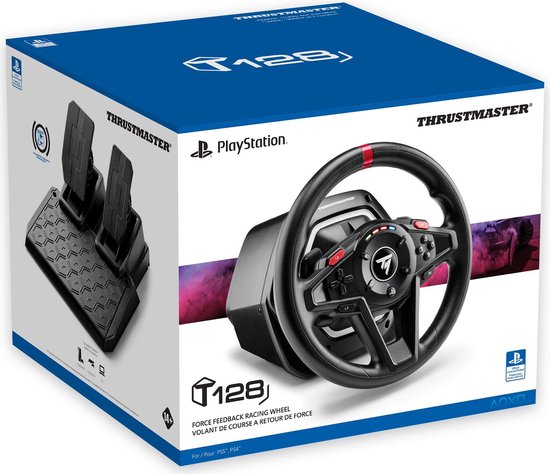 Thrustmaster T128-P - Racestuur met pedalen - PS5, PS4, PC - Force