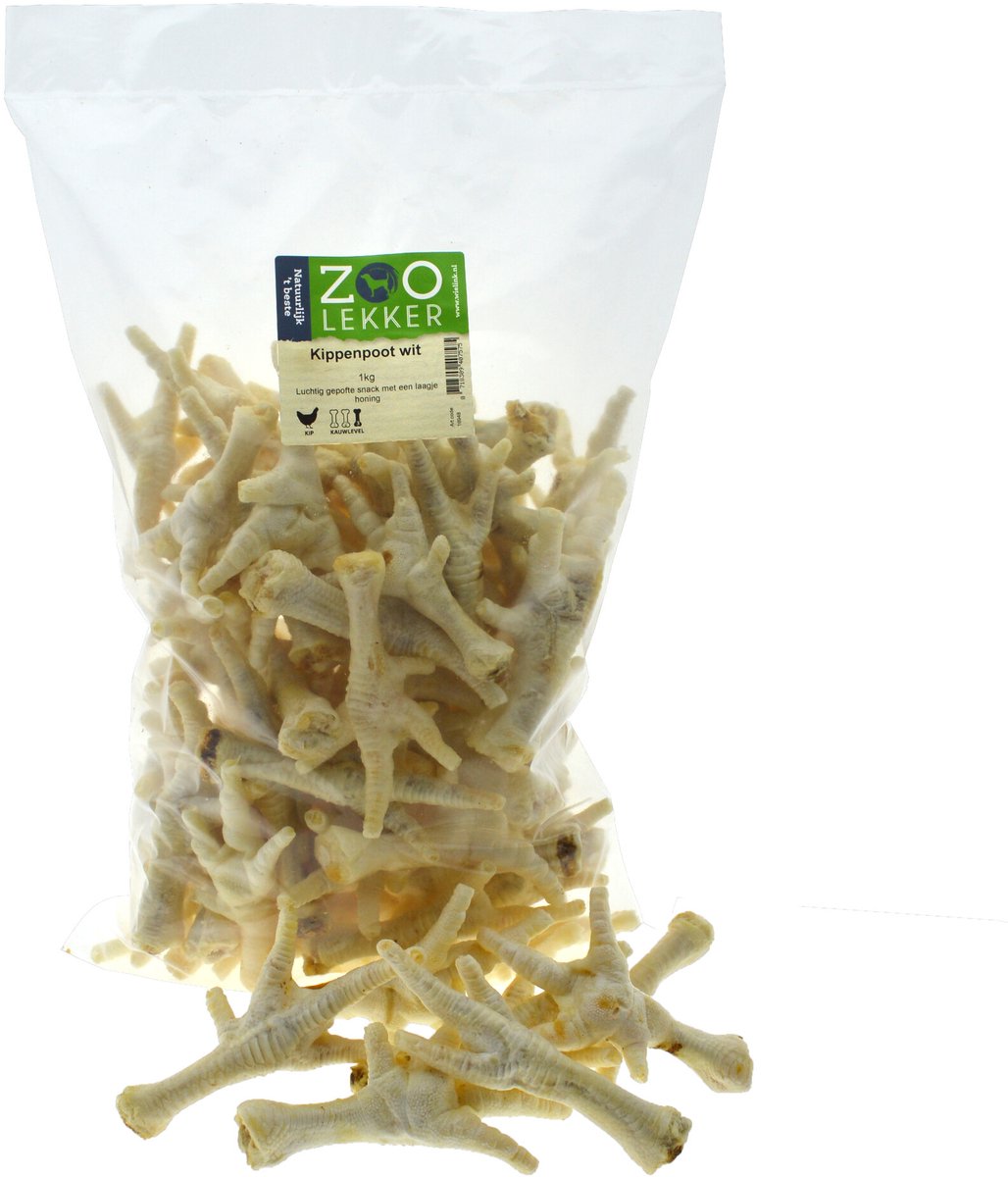 Zoolekker Witte kippenpoot 1KG