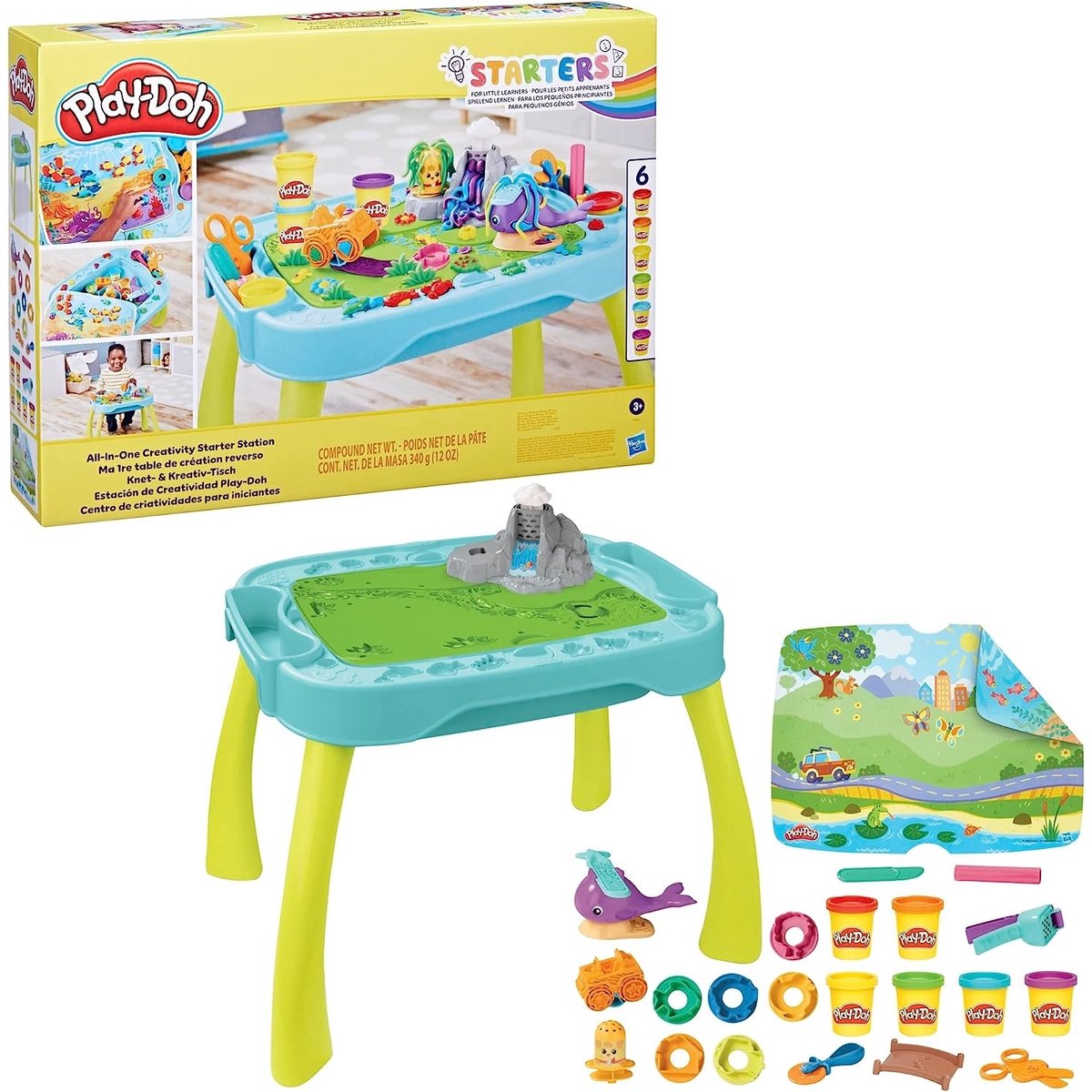Play-Doh 2-in-1 Creatief Starters Station - Boetseerklei - Activiteitentafel - Speeltafel — afbeelding 13