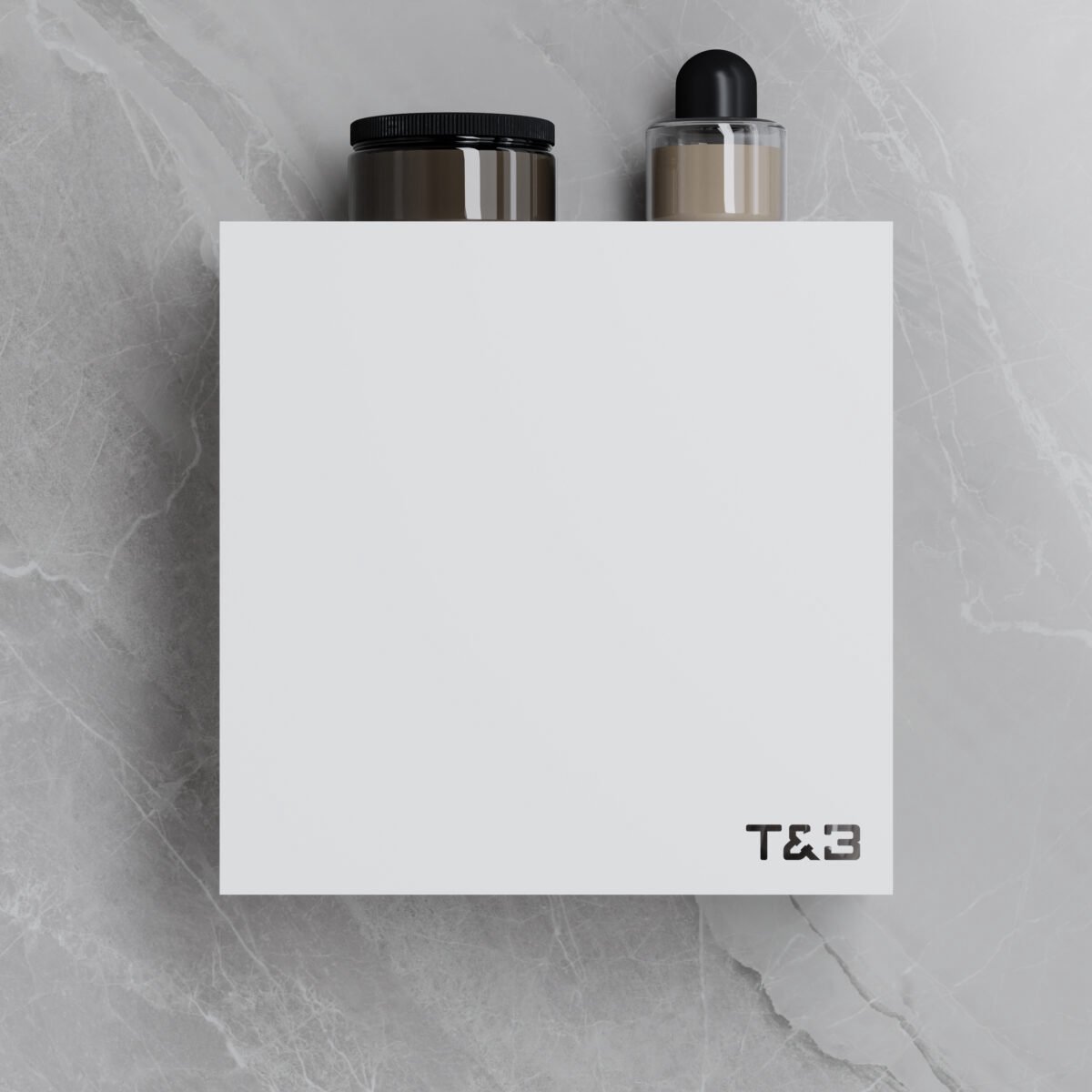 Nortiq T&B badkamerwandplank – T3 – mat wit