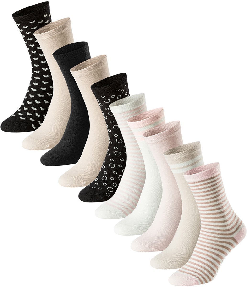 Schiesser Dames sokken 10 pack Bluebird