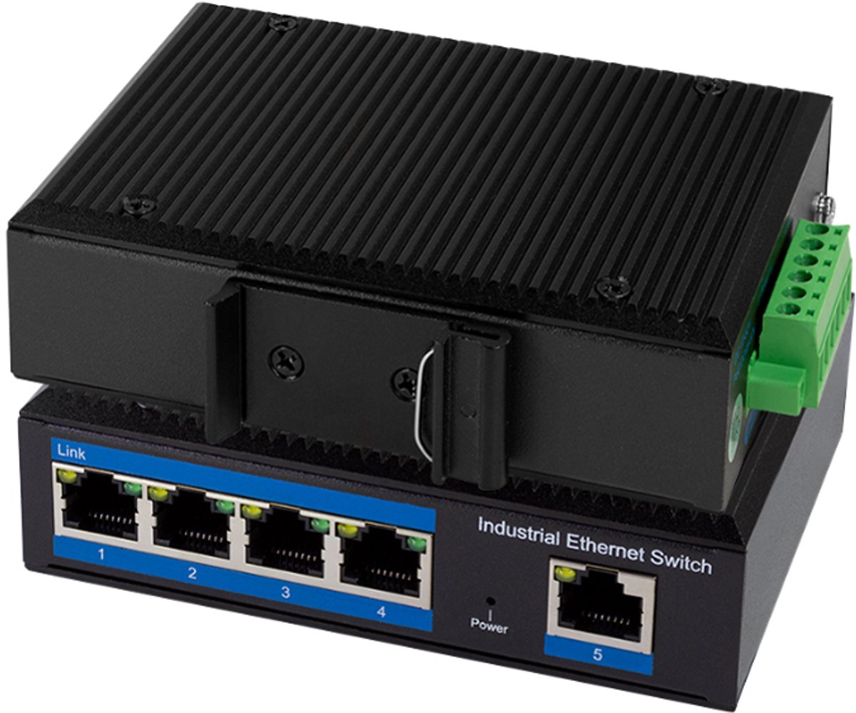 LogiLink NS200 NS200 Industrial Ethernet Switch 5 poorten 10 / 100 MBit/s