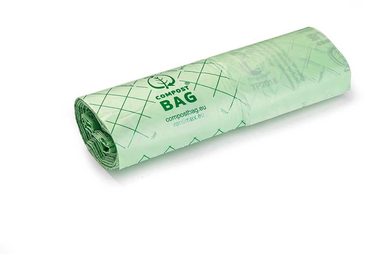 Composteerbare containerzakken – 120/150L – Biologisch afbreekbaar – Europees gecertificeerd – Biobased materiaal