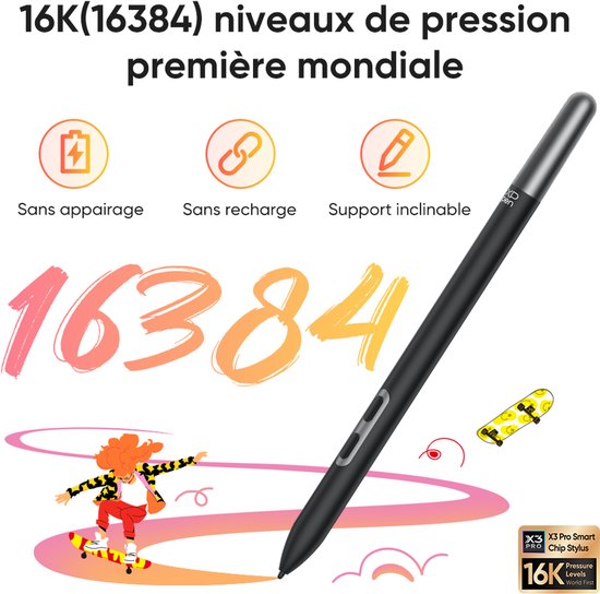 XPPen Magic Drawing Pad - Grafisch tablet - 12,2 inch - Android 14